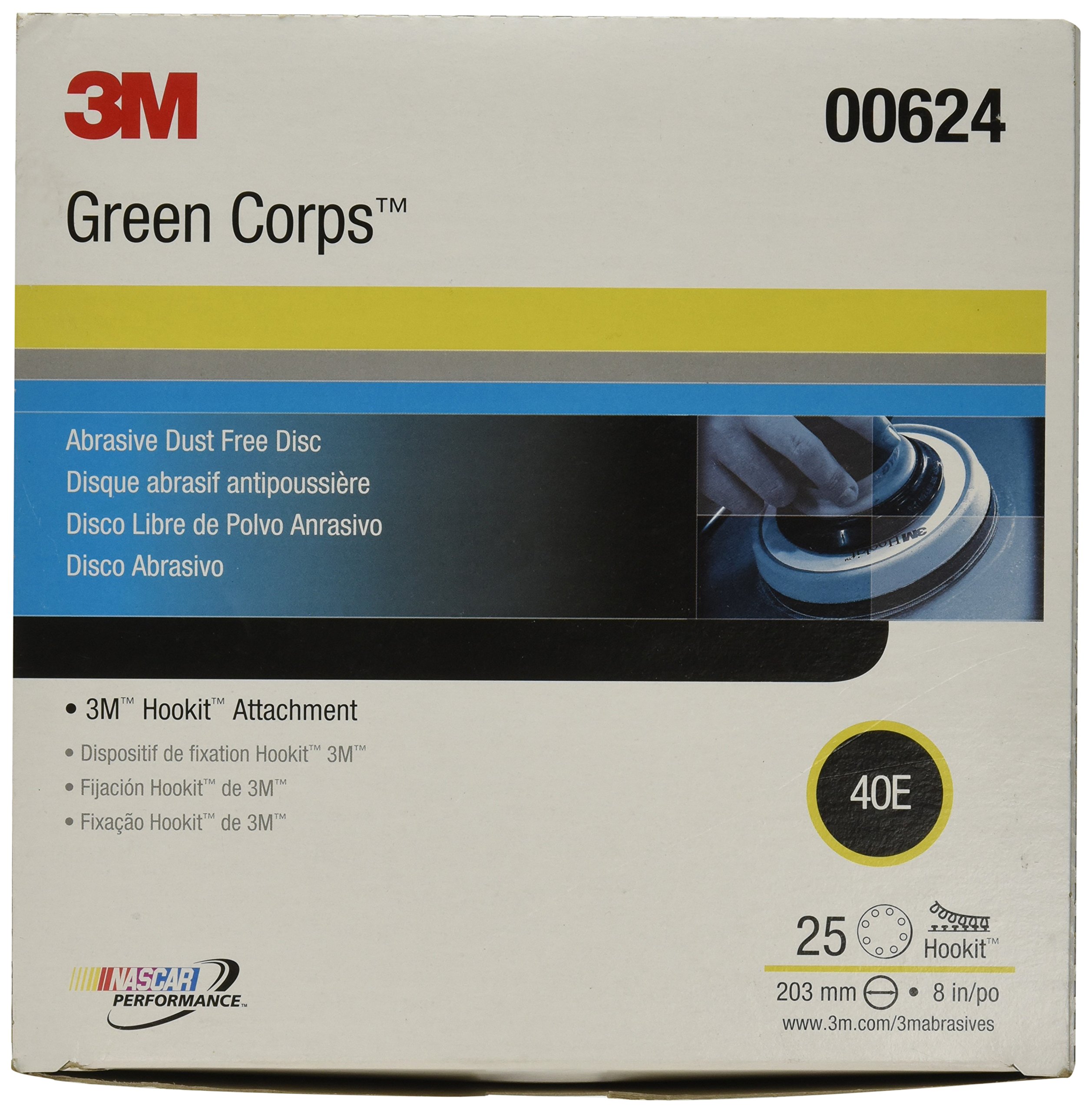 Amazon.com: 3M Green Corps Hookit Sanding Discs, Dust Free, 00624